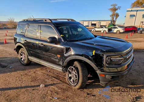 2023 Ford Bronco Sport Badlands из США, поврежденный, VIN 3FMCR9D90PRD77529